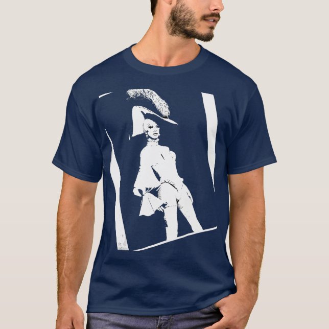 T-shirt Drag Queen Aquaria (Devant)