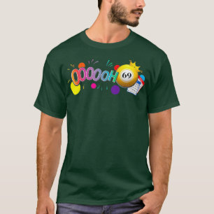 T-shirt Drag Queen Bingo Funny Oooh 69 Fan de Bingo LGBT