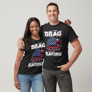 T-shirt Drag Racing Amérique