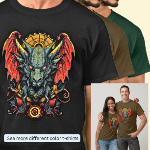 T-shirt Dragon à ailes rouges