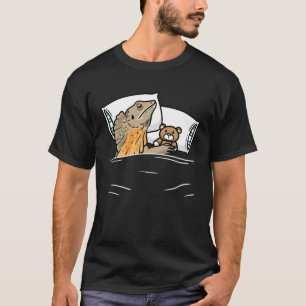 T-shirt Dragon à collerette Lézard à cou frillé Reptile En