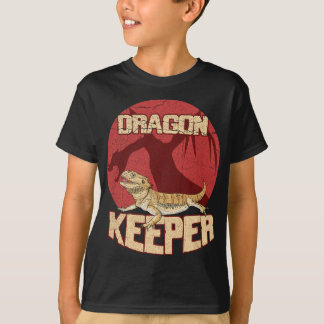 T-shirt Dragon à poils pour un reptile Nerd