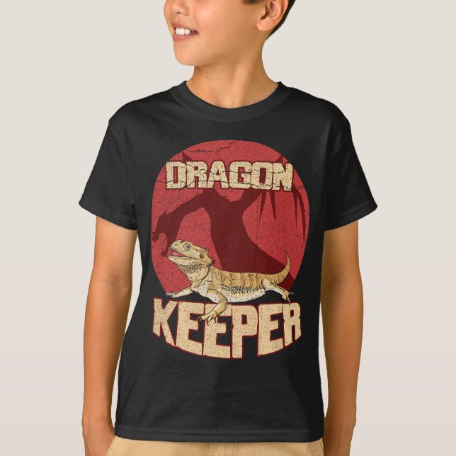 T-shirt Dragon à poils pour un reptile Nerd (Devant)