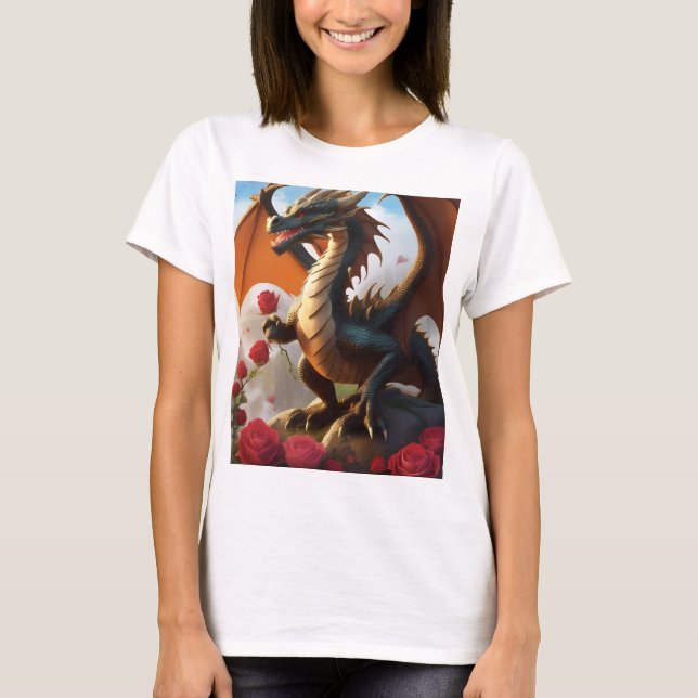 T-shirt Dragon Aquarelle Dreamy (Devant)