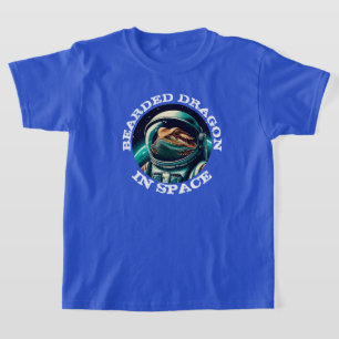 T-shirt Dragon barbu amusant dans l'espace