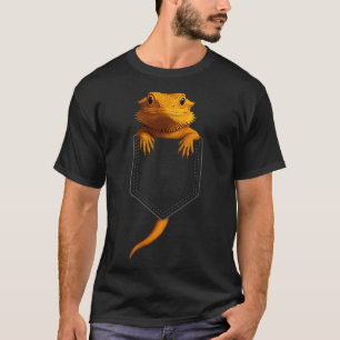 T-shirt Dragon barbu Cket Mignon Lézard Exotique Reptile A