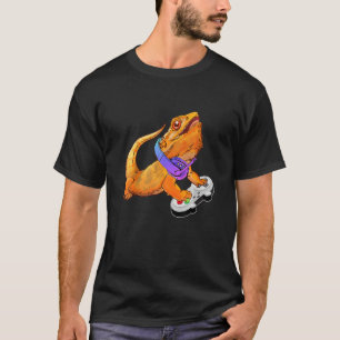 T-shirt Dragon barbu Jouer Jeux Vidéos Gamer Boy Men
