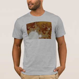T-shirt Dragon blanc - Art fractal