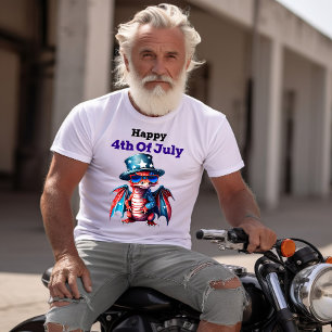 T-shirt Dragon Célébrer 4 juillet