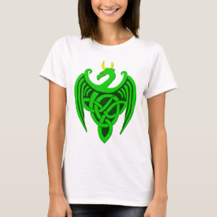 T-shirt Dragon Celtique Vert