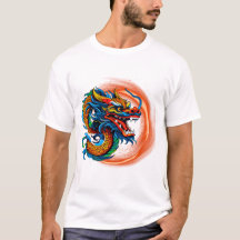 T-shirt dragon chinois