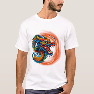 T-shirt dragon chinois