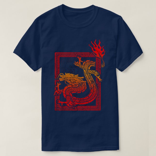T-shirt Dragon chinois 37 (Design devant)
