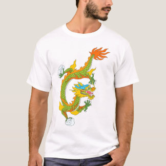 T-shirt dragon chinois, impérial, un dieu, déesse,