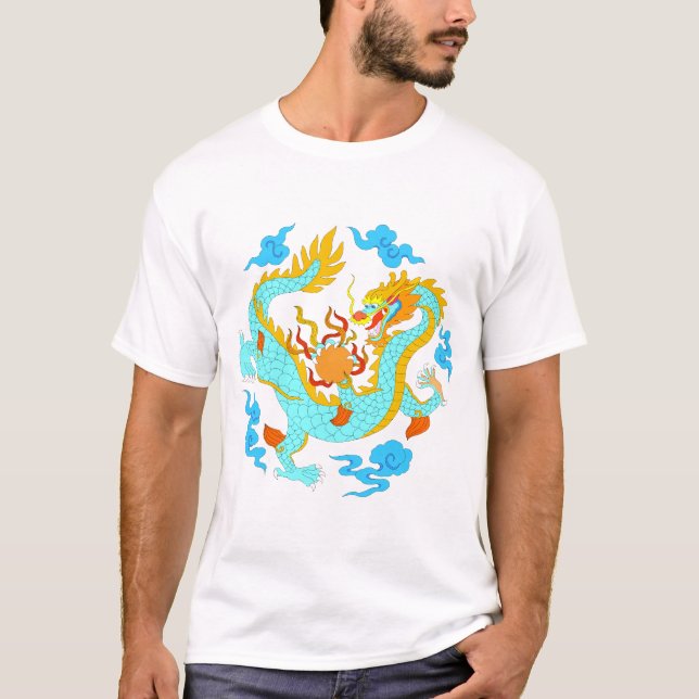 T-shirt Dragon chinois (version 7) (Devant)