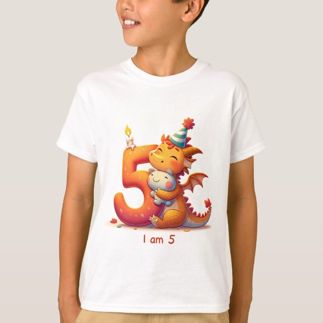 T-shirt Dragon Coulé : Cinq Cosy (Devant)