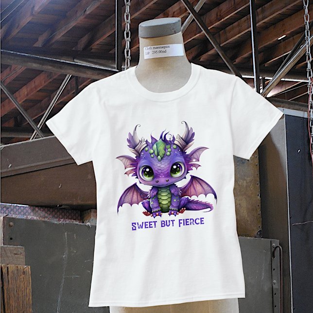 T-shirt Dragon de bébé pourpre (Créateur téléchargé)