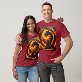 T-SHIRT DRAGON DE FEU