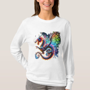 T-shirt Dragon de feu coloré