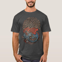 Dragon de Guardian et Tattoo de l'arbre celtique d