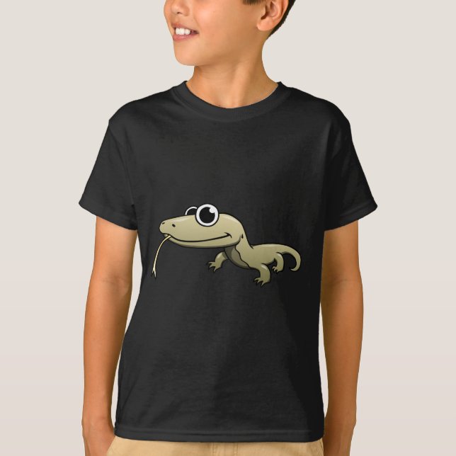 T-shirt Dragon de Komodo de bande dessinée (Devant)