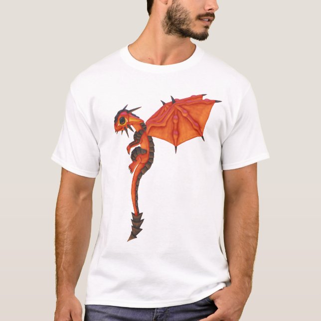 T-shirt Dragon de lave (Devant)