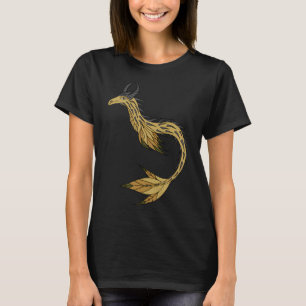 T-shirt Dragon de mer jaune épineux