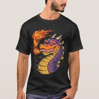 T-shirt Dragon de respiration incendie