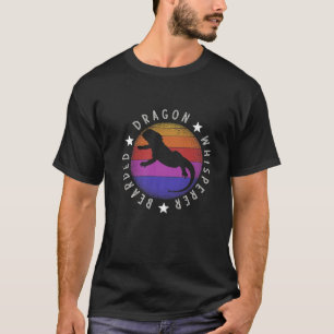 T-shirt Dragon dragon harcelé drôle Rétro Sunset Lizard