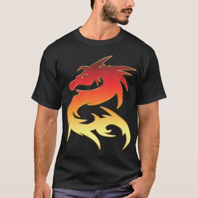 T-shirt Dragon du feu de KRW (Devant)
