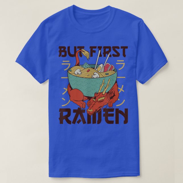 T-shirt Dragon Eats Ramen Noodles Dra (Design devant)