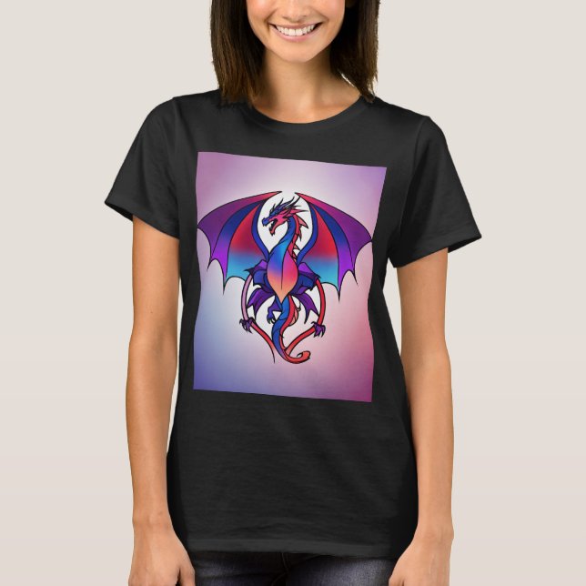T-shirt dragon femme (Devant)