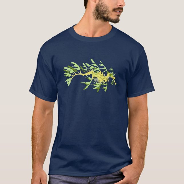 T-shirt Dragon feuillu de mer (Devant)
