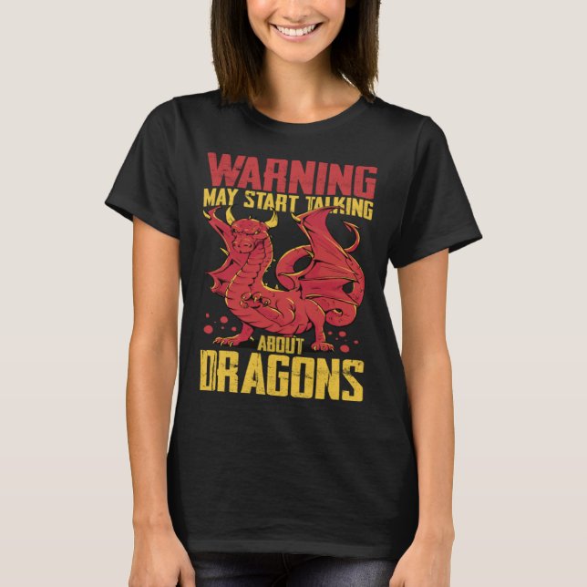 T-shirt Dragon Head  Cute Fantasy Creature  1 (Devant)