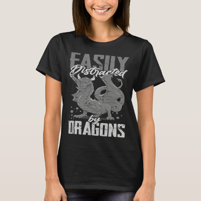 T-shirt Dragon Head  Cute Fantasy Creature  5 (Devant)