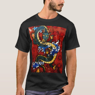 T-shirt Dragon japonais - Bonne fortune