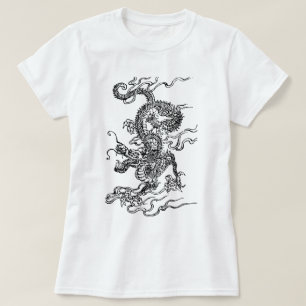 T-shirt Dragon japonais - dans le style chinois