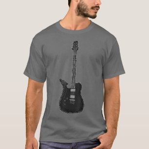 T-shirt Dragon Jouer Rock Musique Guitare Groupe Guitarist