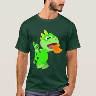 T-shirt Dragon mignon de bébé de bande dessinée de