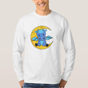 T-shirt Dragon Moon Bonne nuit Dragon Imaginaire