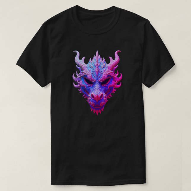 T-shirt Dragon Néon (Design devant)