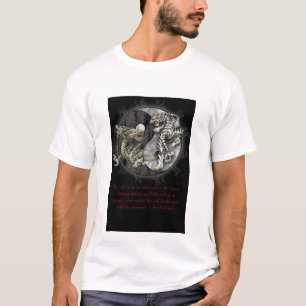 T-shirt Dragon noir/tigre blanc
