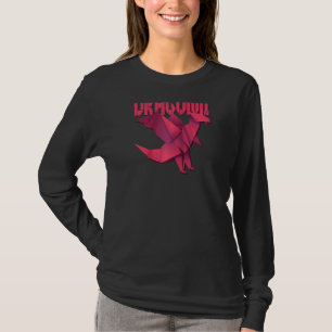 T-shirt Dragon Papier Origami - Polygone Origami Japonais