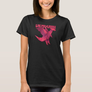 T-shirt Dragon Papier Origami - Polygone Origami Japonais 