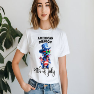 T-shirt Dragon patriotique à Shades