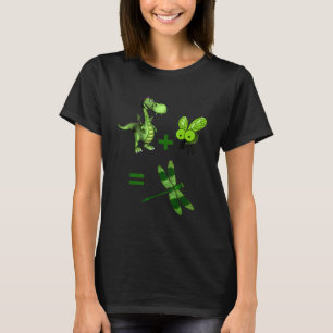 T-shirt Dragon Plus Fly Équivaut Dragonfly En Verts