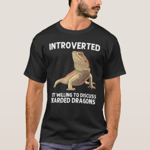 T-shirt Dragon Porté Pour Hommes Femmes Lizard Herpétologi