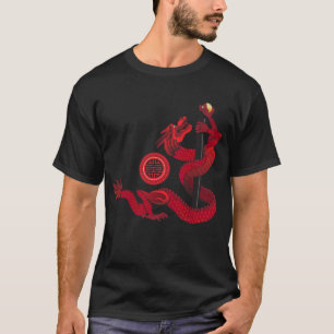 T-shirt Dragon rouge