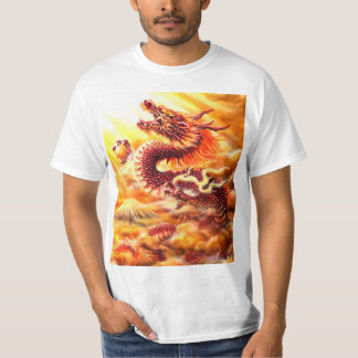 T-shirt Dragon Rouge