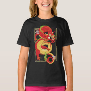 T-Shirt Dragon Rouge Chinois
